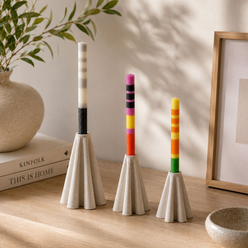 Candleholder - Ripple Pattern