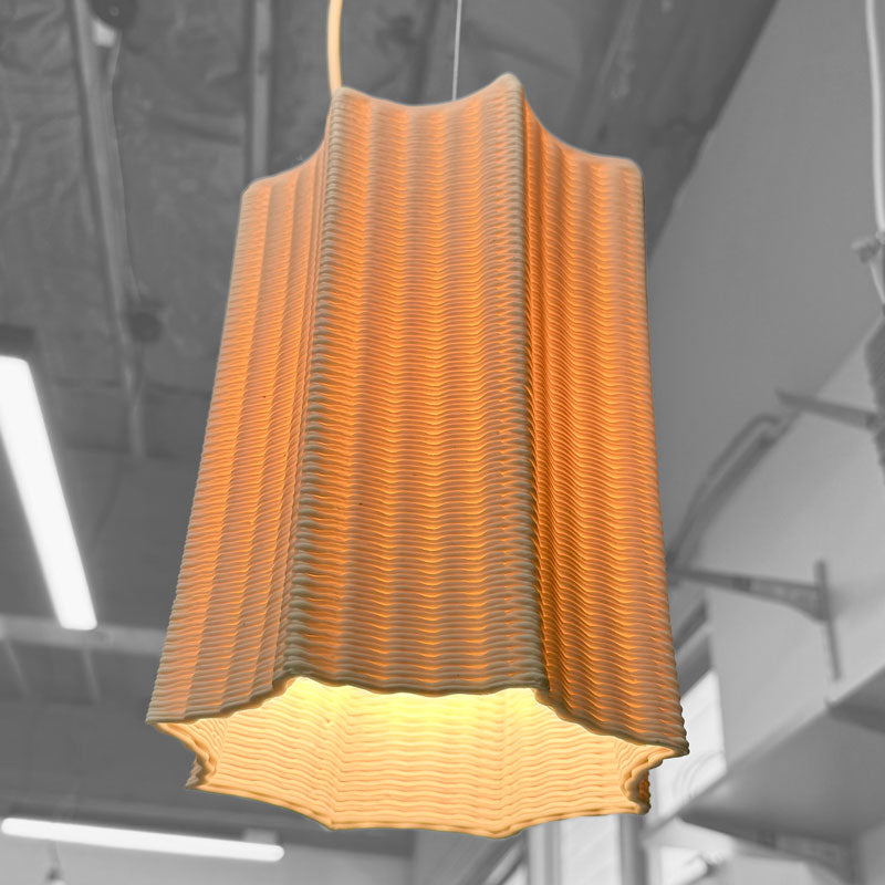 Pendant - Fluted Weave Pattern