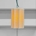 Pendant - Fluted Micro Striped Pattern
