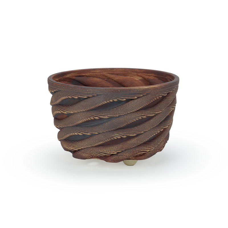 Planter Bowl- Swirl Pattern