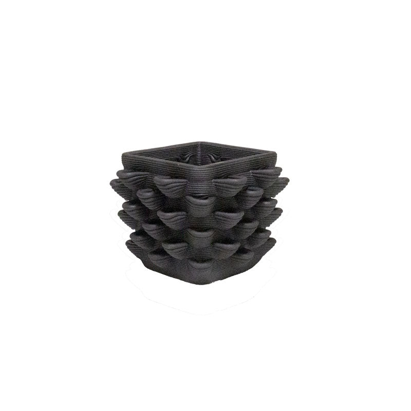 Cactus Planter Square - Petal Pattern