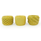 Cactus Planter - Loop + Twist + Petal - Set of 3 - One each pattern