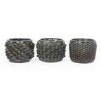 Cactus Planter - Loop + Twist + Petal - Set of 3 - One each pattern