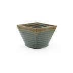 Planter - Square - Micro Scallop Pattern
