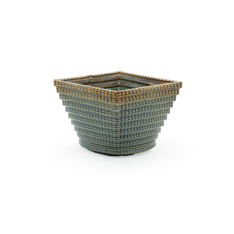 Planter - Square - Micro Scallop Pattern