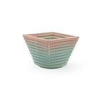 Planter - Square - Micro Scallop Pattern