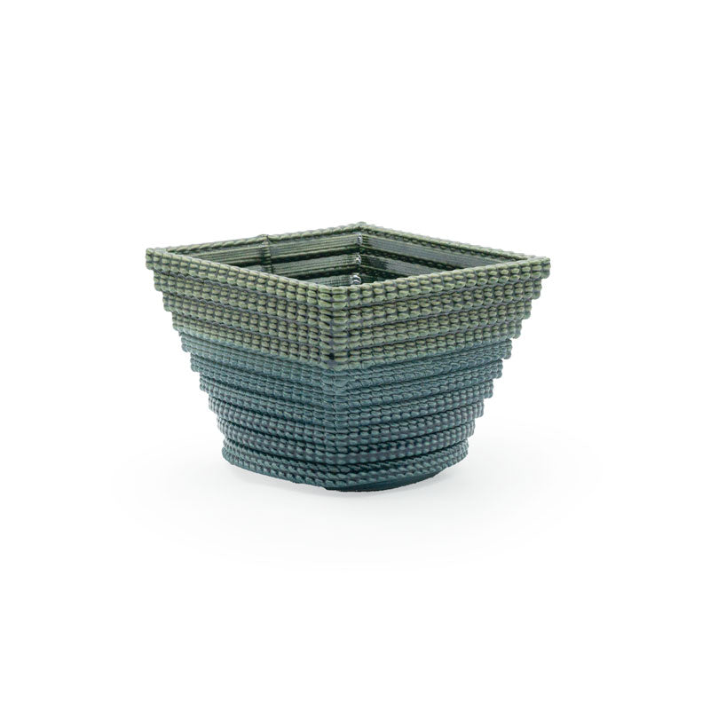 Planter - Square - Micro Scallop Pattern
