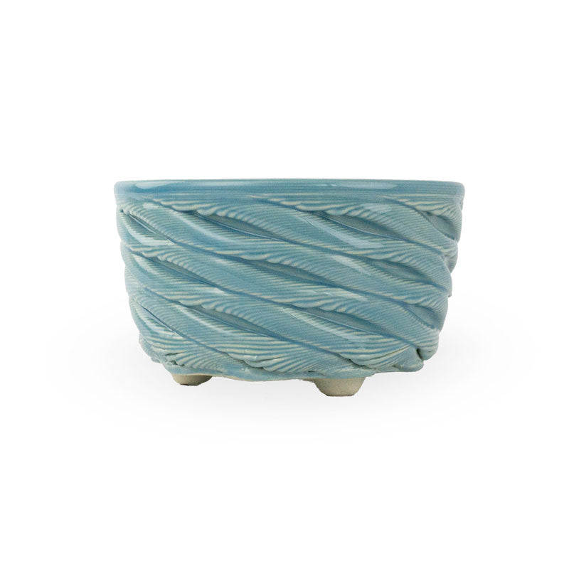 Planter Bowl- Swirl Pattern