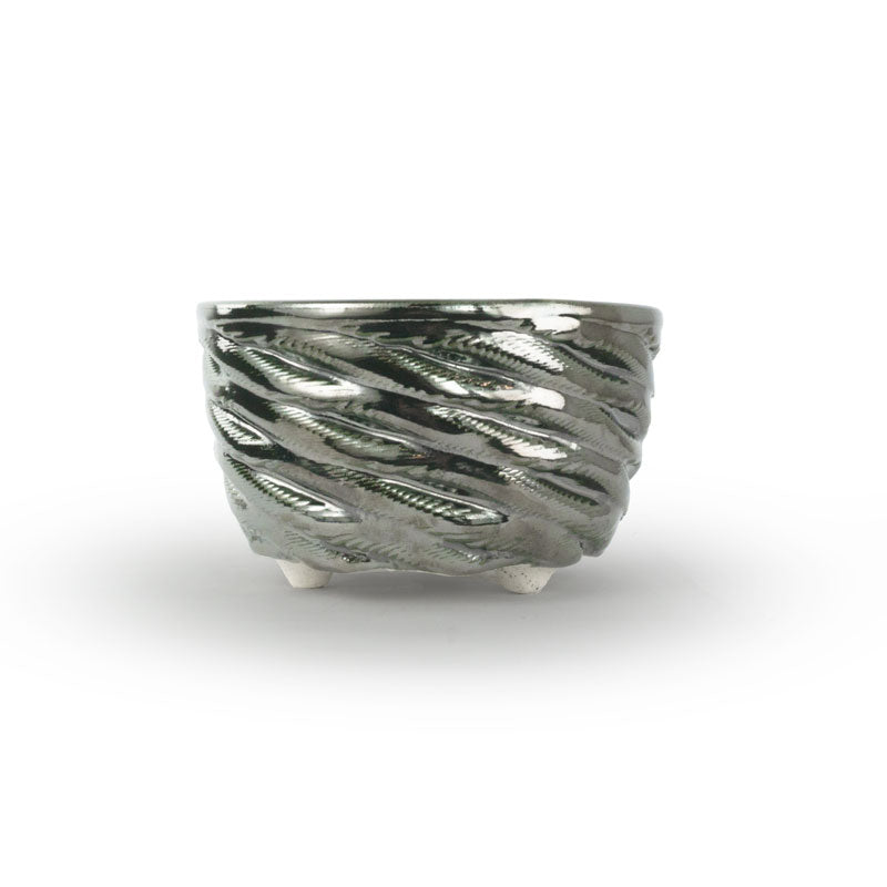 Planter Bowl- Swirl Pattern