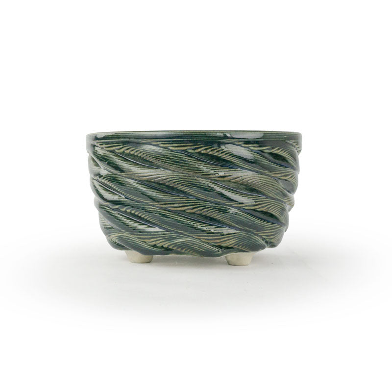 Planter Bowl- Swirl Pattern