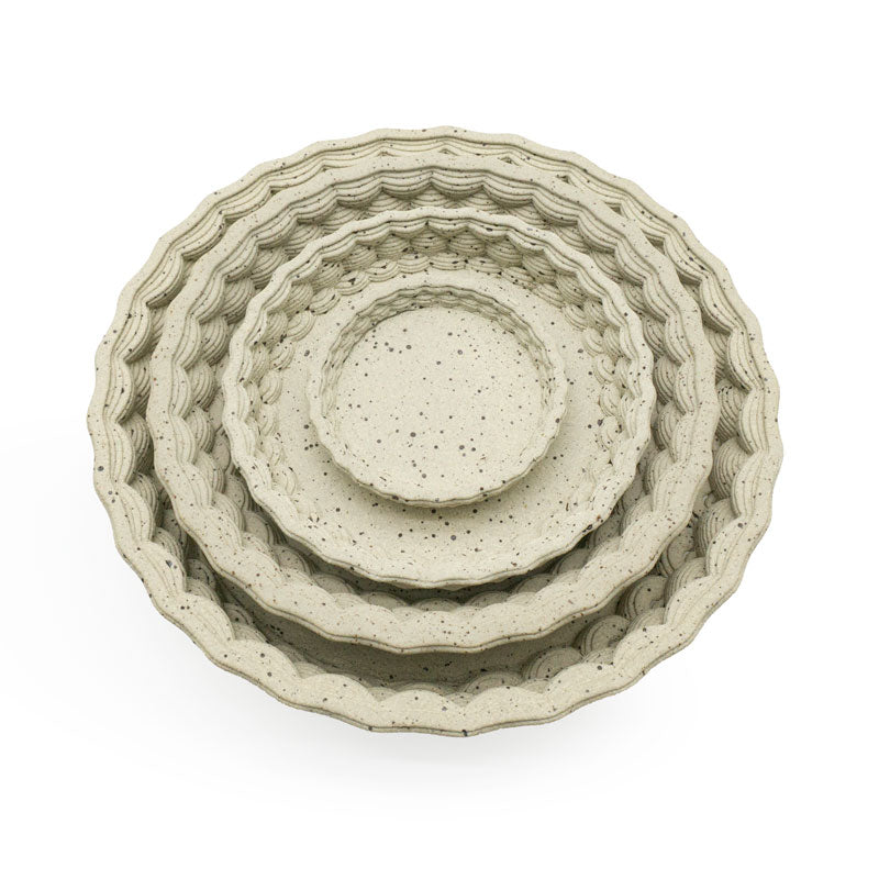 Planter Trays - Diamond Pattern - Round