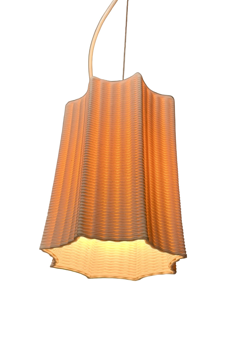Pendant - Fluted Weave Pattern